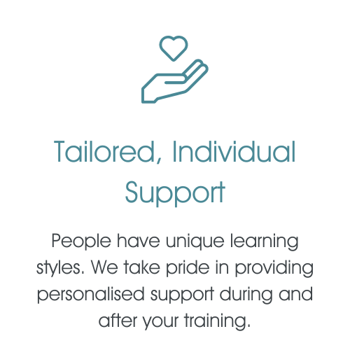 Individual Support - Why Train at The Cotswold Academy